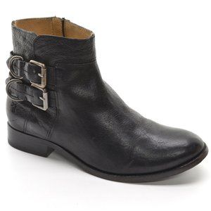 Frye Molly D-Ring Buckle Flat Ankle Boots size 7